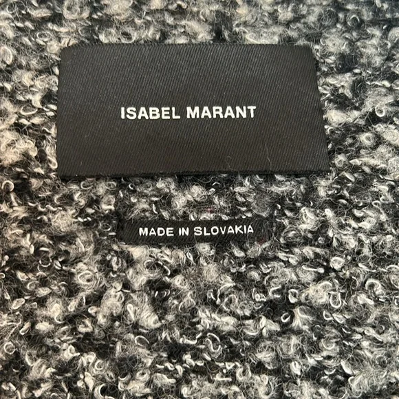 EUC Isabel Marant Wool Blend Coat - Picture 3 of 9